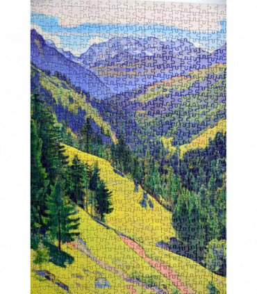 The Kien Valley with the Bluemlisalp Massif - National Gallery 1000 Piece Jigsaw Puzzle