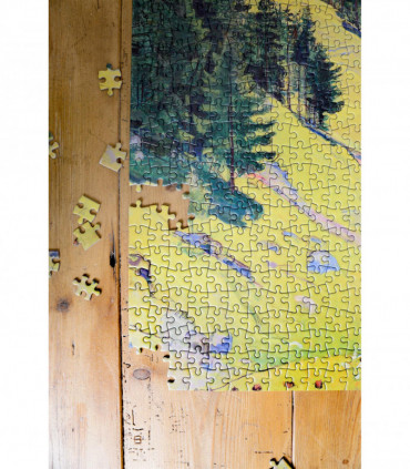 The Kien Valley with the Bluemlisalp Massif - National Gallery 1000 Piece Jigsaw Puzzle