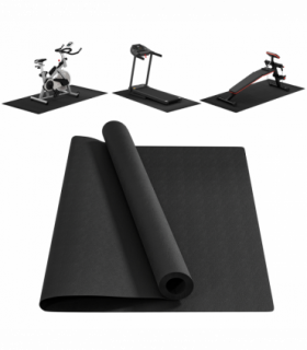 Thick Equipment Mat Gym Exercise Fitness Workout Tranining Bike Protect HOMCOM