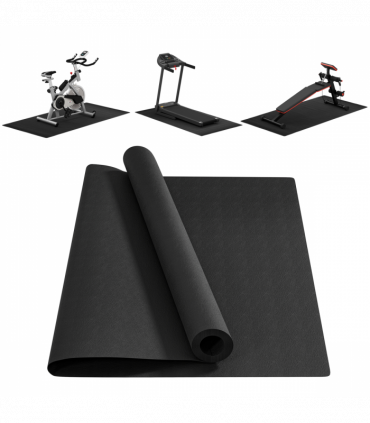 Thick Equipment Mat Gym Exercise Fitness Workout Tranining Bike Protect HOMCOM
