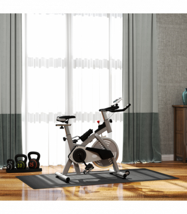 Thick Equipment Mat Gym Exercise Fitness Workout Tranining Bike Protect HOMCOM