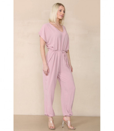 Tie Waist Stylish Harem Jumpsuit