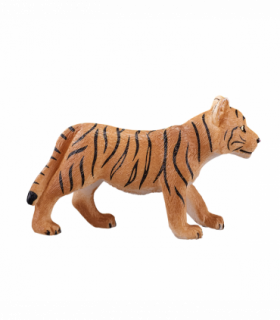 Tiger Cub Standing Toy  Realistic Big Cat Figure