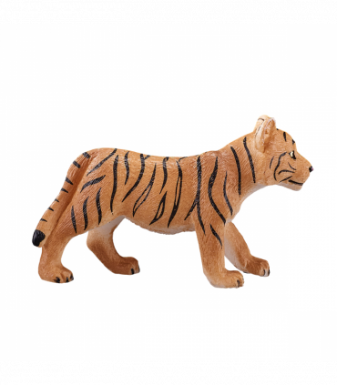 Tiger Cub Standing Toy  Realistic Big Cat Figure