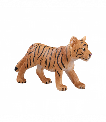 Tiger Cub Standing Toy  Realistic Big Cat Figure