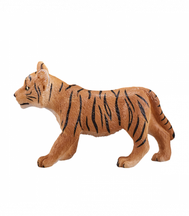 Tiger Cub Standing Toy  Realistic Big Cat Figure