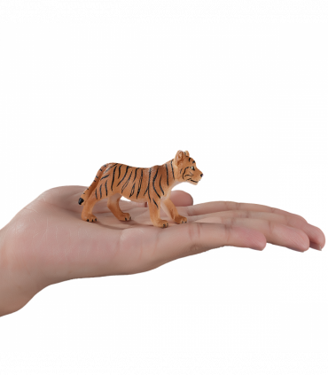 Tiger Cub Standing Toy  Realistic Big Cat Figure