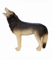 Timber Wolf Howling Toy  Realistic Wildlife Model