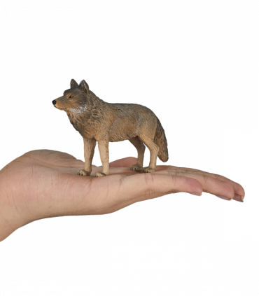 Timber Wolf Standing Toy  Realistic Wildlife Model