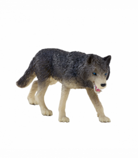 Timber Wolf Toy  Realistic Wildlife Animal Figurine
