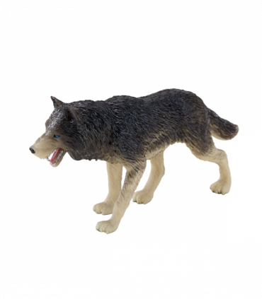 Timber Wolf Toy  Realistic Wildlife Animal Figurine