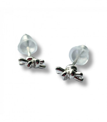 Tiny Knot Stud Earrings