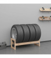 Tire Rack 120x40x40 cm Solid Wood Pine