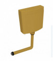 vidaXL Toilet Cistern with Bottom Water Inlet 3/6 L Curry