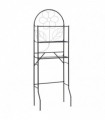 Toilet Rack Black 60x33x174 cm
