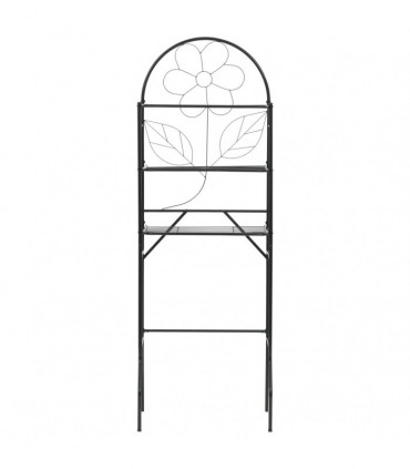 Toilet Rack Black 60x33x174 cm