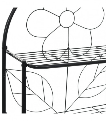 Toilet Rack Black 60x33x174 cm