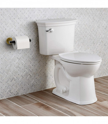 VINSANI 1pk TOILET ROLL DISPENSER BLACK & GOLDEN 1010078