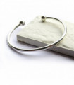 Torque Silver Bangle 5155