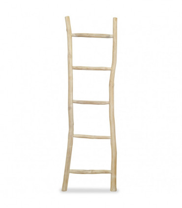 Towel Ladder with 5 Rungs Teak 45x150 cm Natural
