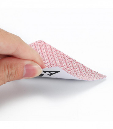 Vinsani Traditional Check Poker Casino Plastic Coated Playing Cards 12 Decks