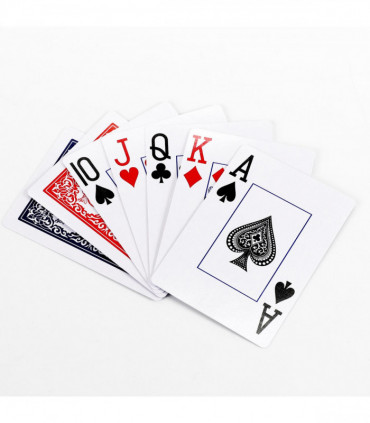 Vinsani Traditional Motorbike Poker Casino Plastic Coated Playing Cards 6 Decks