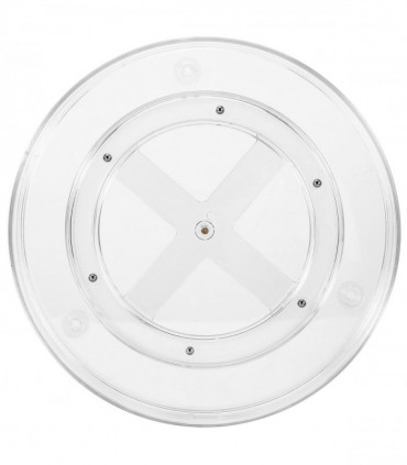 VINSANI TRANSPARENT TURNTABLE ORGANIZER M 0000425