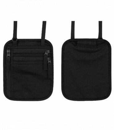 Travel Body Wallet with RFID Protection Passport Holder, Black