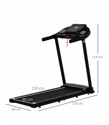 Treadmill 1.5HP Electric Motorised Running Machine w/ LED Display HOMCOM