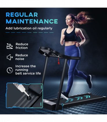 Treadmill 1.5HP Electric Motorised Running Machine w/ LED Display HOMCOM