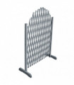 Trellis Fence Solid Firwood 1.8x1 m Grey