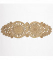 Trent Jute Crochet 115x40cm Natural Table Runner