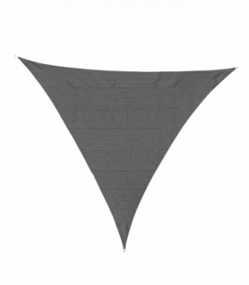 Triangle Sun Shade Sail  5x5x5m HDPE UV Block Charcoal