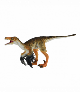 Troodon with Articulated Jaw  Realistic Dinosaur Figure