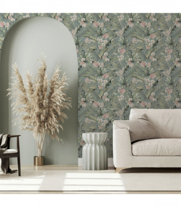 Tropical Floral Sea Blue sw12