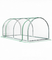 Tunnel Greenhouse Green Grow House Steel Frame Garden Outdoor 200 x 100 x 80cm