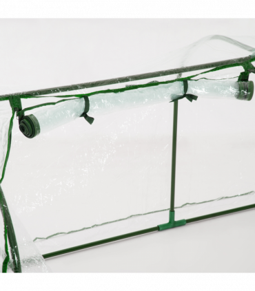 Tunnel Greenhouse Green Grow House Steel Frame Garden Outdoor 200 x 100 x 80cm