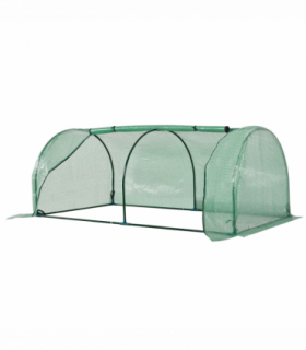 Tunnel Greenhouse Green Grow House Steel Frame Garden Outdoor 200 x 100 x 80cm