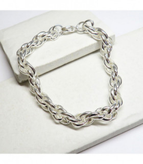 Twisted Silver Bracelet