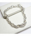 Twisted Silver Bracelet