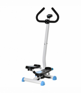 Twister Stepper Height Adjustable Step Machine w/ LCD Screen, Blue HOMCOM