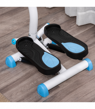Twister Stepper Height Adjustable Step Machine w/ LCD Screen, Blue HOMCOM