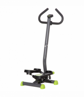 Twister Stepper Height Adjustable Step Machine w/ LCD Screen, Grey HOMCOM
