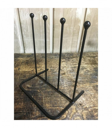 Two Pair Metal Boot Rack