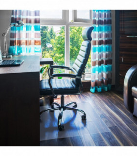 Ultimat® Polycarbonate Rectangular Chair Mat for Hard Floor - 75 x 119cm