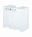 Under Sink Wooden Cabinet Storage Unit Cupboard Bathroom Double Door Shelf