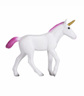 Unicorn Baby Toy  Fantasy Mythical Horse Figure