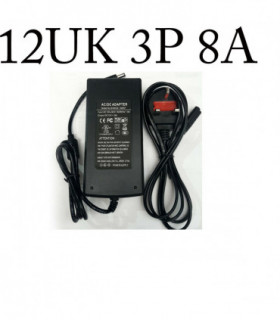 Universal Power Adapters AC 100-240V to DC 12V Power Adapter, UK Plug Cord Switching Power Supply~4090