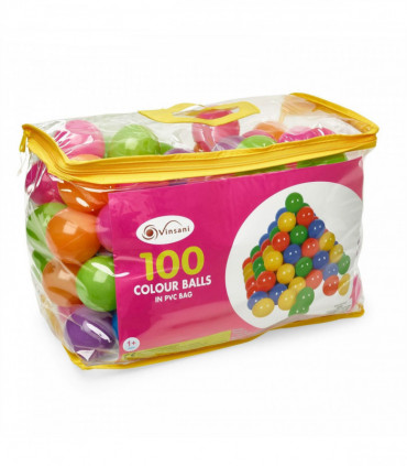 VINSANI 100 COLOUR BALLS IN PVC BAG 0007927