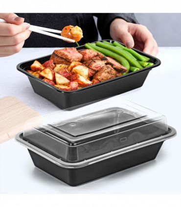 VINSANI 10pk 1 COMPARTMENT MEAL PREP CONTAINERS 1010423